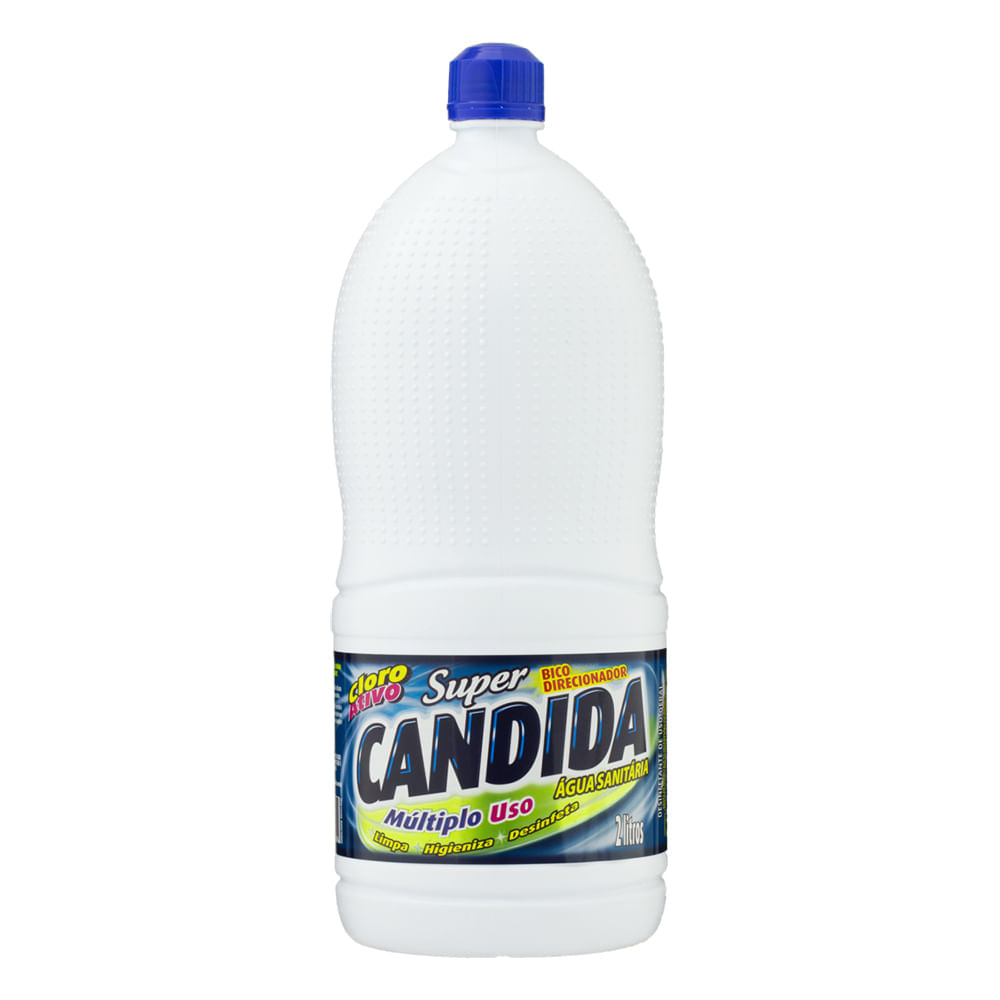 Água Sanitária Com Cloro Ativo Super Candida 2L Candida