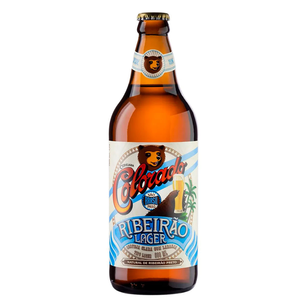 Cerveja Ribeirão Lager Colorado 600ml Colorado