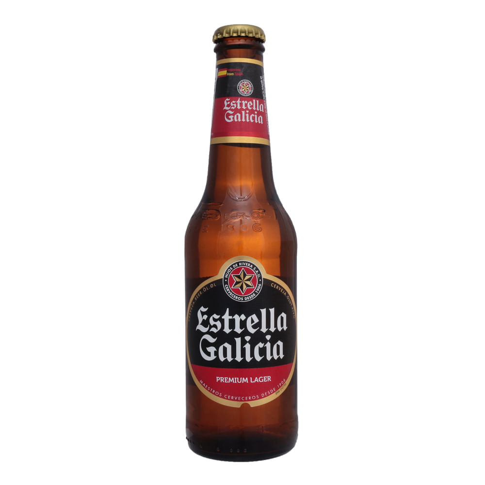 Cerveja Estrella Galícia Premium Lager 330ml Estrella Galicia