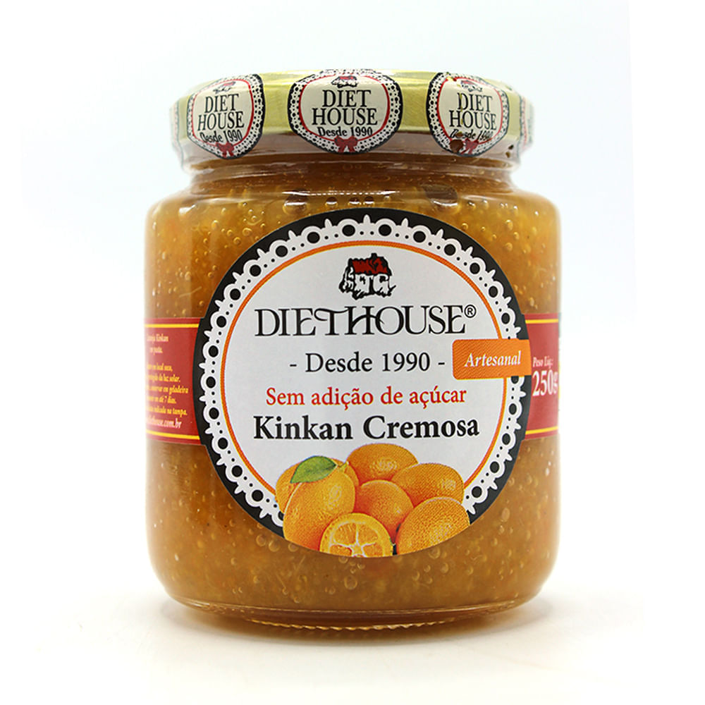 Doce De Kinkan Cremosa Sem Açúcar Diet House 250G Diet House