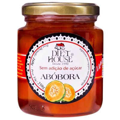 Compota De Abóbora Sem Açucar Diet House 250G Diet House