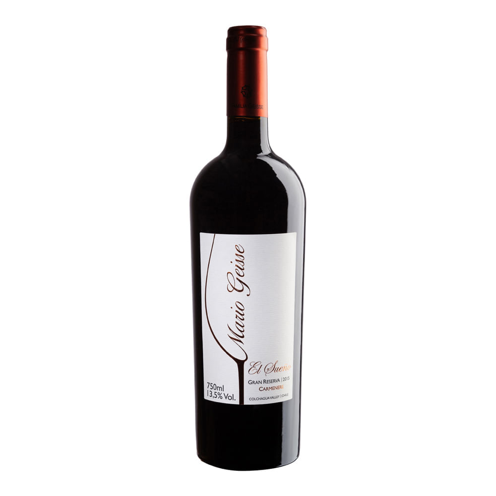 Vinho Tinto Mario Geisse Gran Reserva Carmenere 750ml Vinicola Geisse