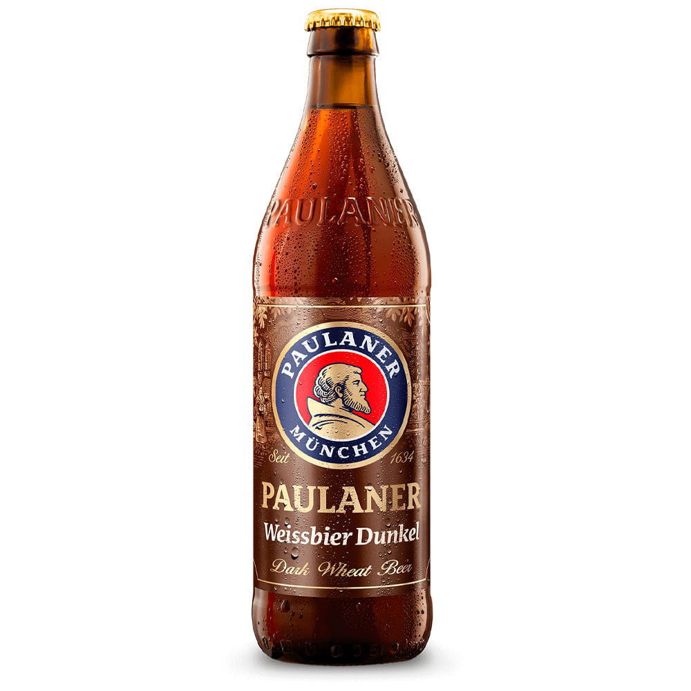 Cerveja Weissbier Dunkel Paulaner München 500ml Franziskaner