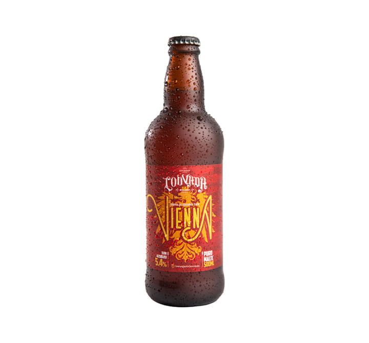 Cerveja Vienna Cervejaria Louvada 500ml Cervejaria Louvada