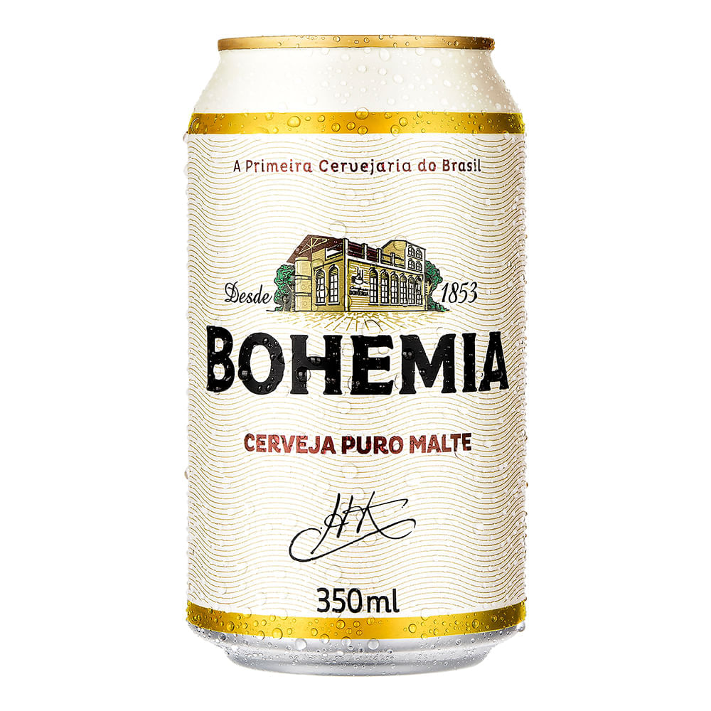 Cerveja Bohemia Lata 350ml Bohemia