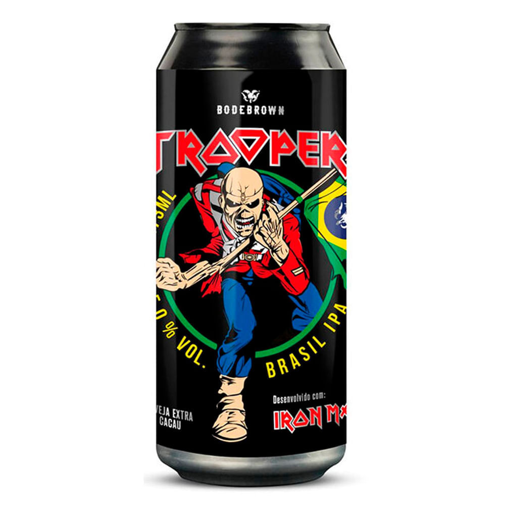 Cerveja Trooper Brasil Bodebrown 473ml Bodebrown