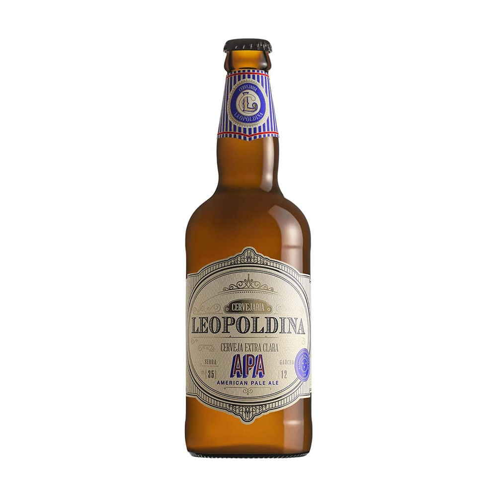 Cerveja Extra Clara Apa Leopoldina 500ml Leopoldina