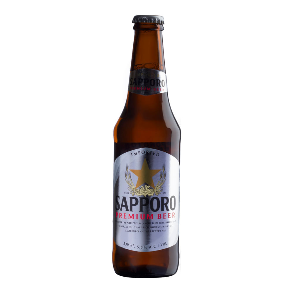 Cerveja Sapporo Long Neck 330ml Sapporo