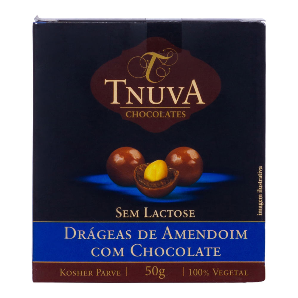 Chocolate Drágeas Tnuva Amendoim 50G Tnuva