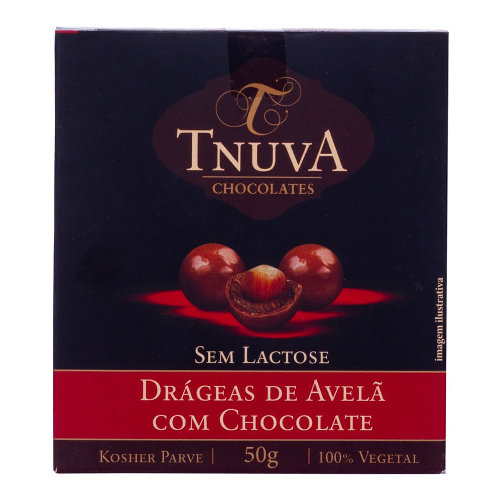 Chocolate Drágeas Tnuva Avelã 50G Tnuva