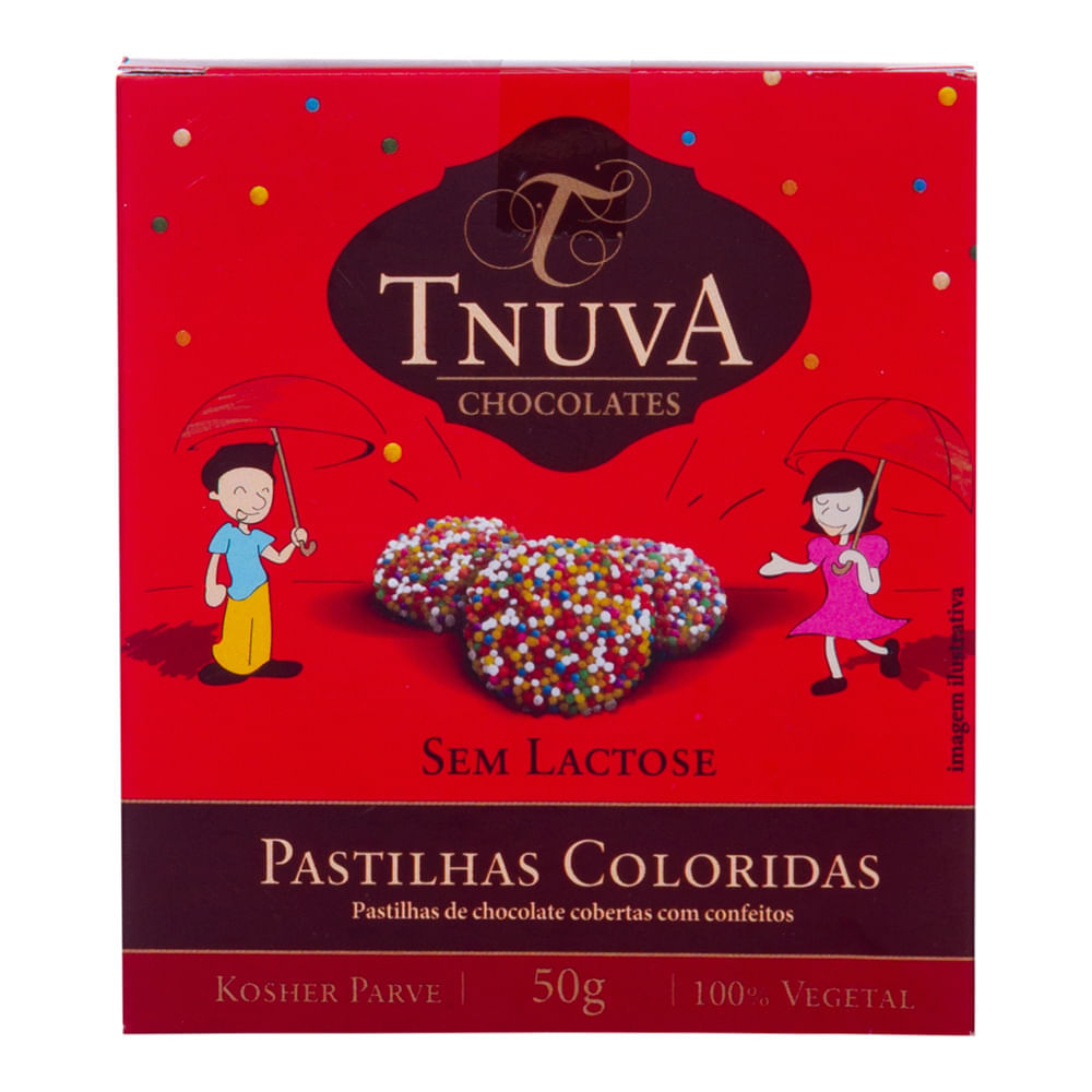Chocolate Tnuva Pastilhas Coloridas 50G Tnuva
