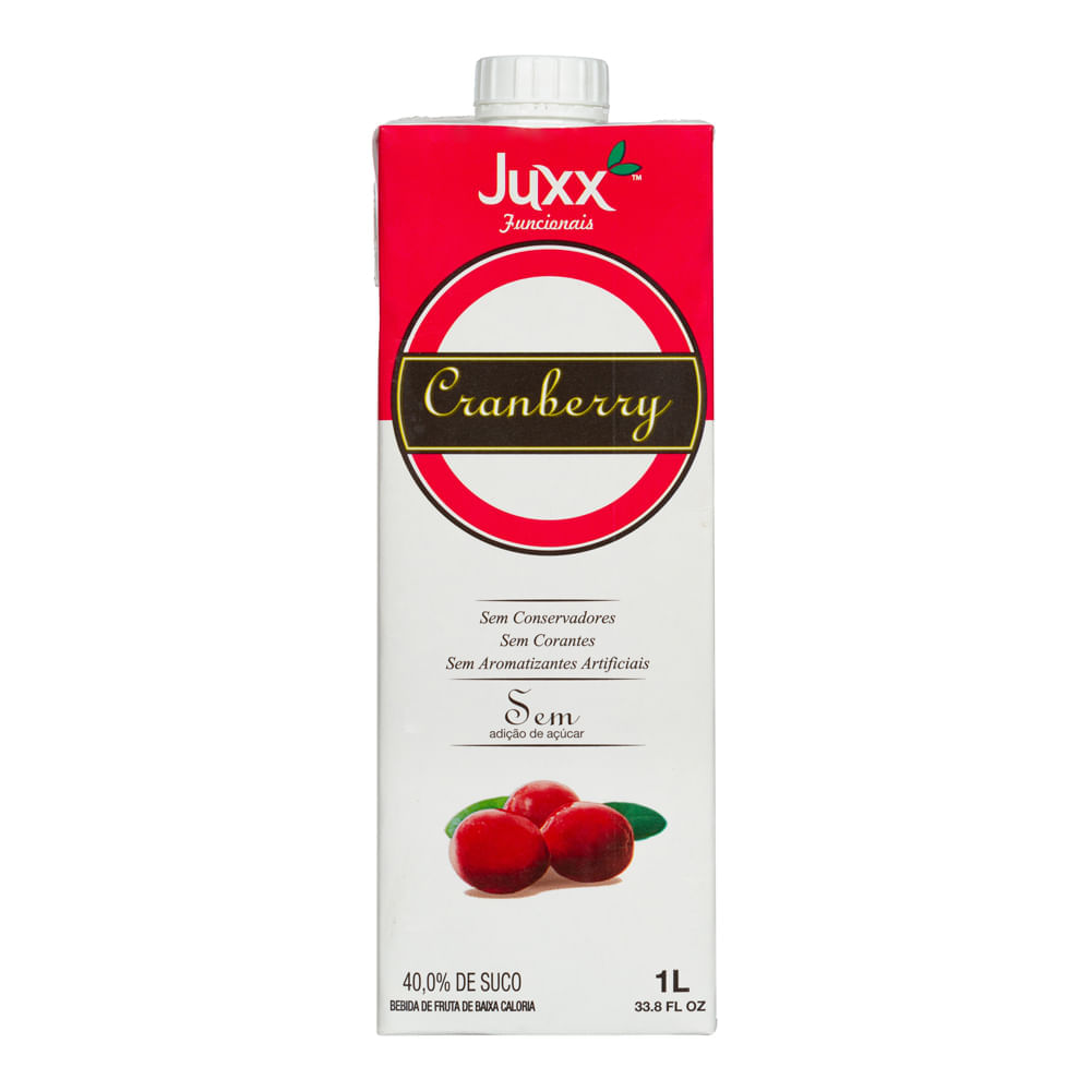 Suco De Cranberry Zero Açúcar Juxx 1L