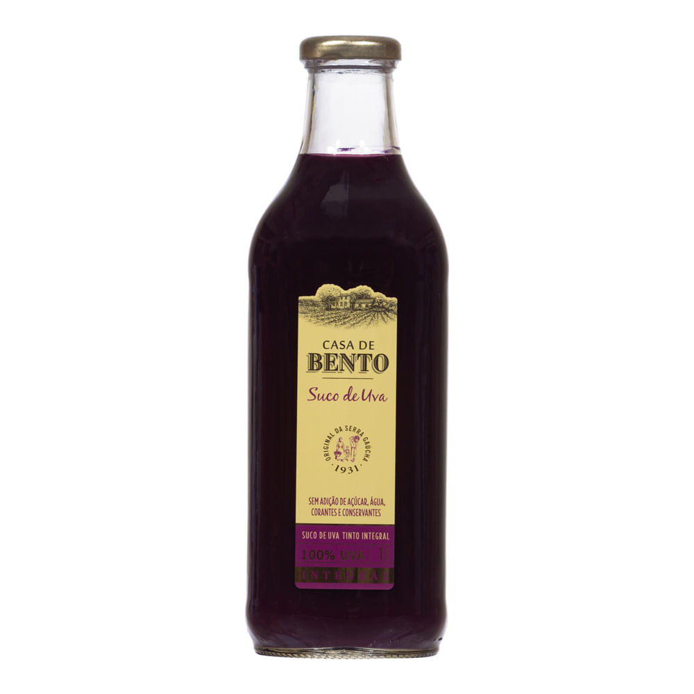 Suco De Uva Integral Casa De Bento 1L