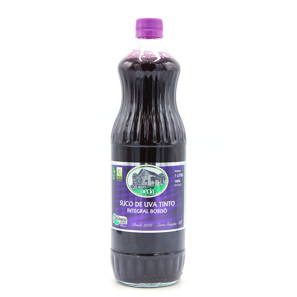 Suco De Uva Tinto Integral Aecia 1L Aecia