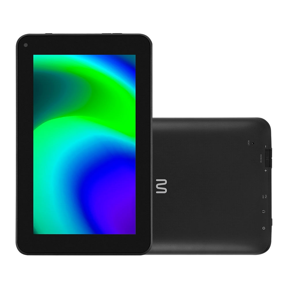 Tablet Multilaser M7 Wi-Fi 32Gb Tela 7 Pol. 1Gb Ram Android 11 (Go Edition) Processador Quad Core - Preto - Nb355out [Reembalado] Multilaser