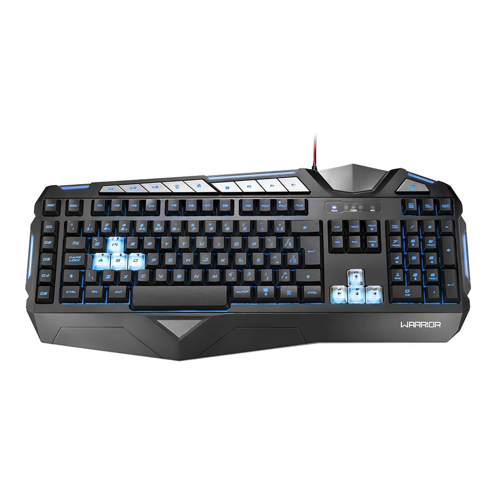 Teclado Gamer Warrior Morani Com Teclas Macro Led - Tc209x [Reembalado] Warrior