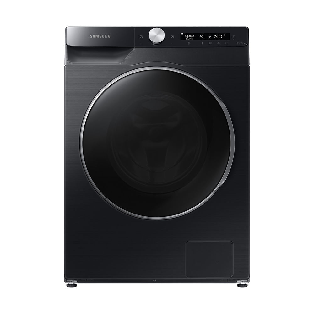 Lava E Seca Samsung Wd14t, 3 Em 1, Lavagem Inteligente Black Inox 14/9 Kg 110V