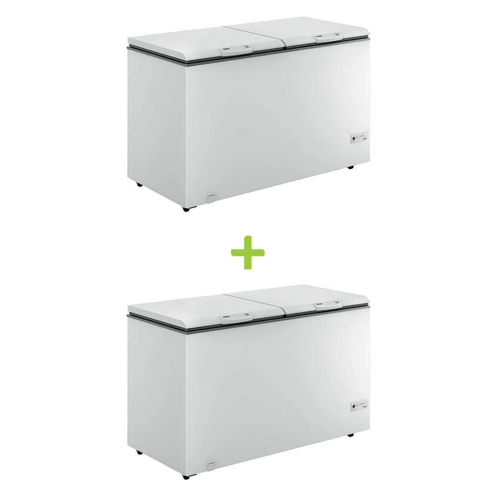 Combo Freezer Horizontal Consul 2 Portas (Chb53eb + Chb53eb) Chb5_Chb5_Cj 110V