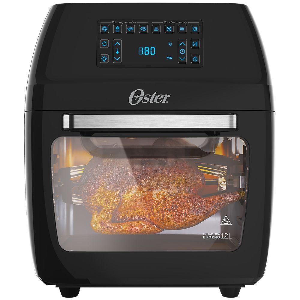 Fritadeira Elétrica Sem Óleo Oster 12 Litros Preta 127V Ofrt780