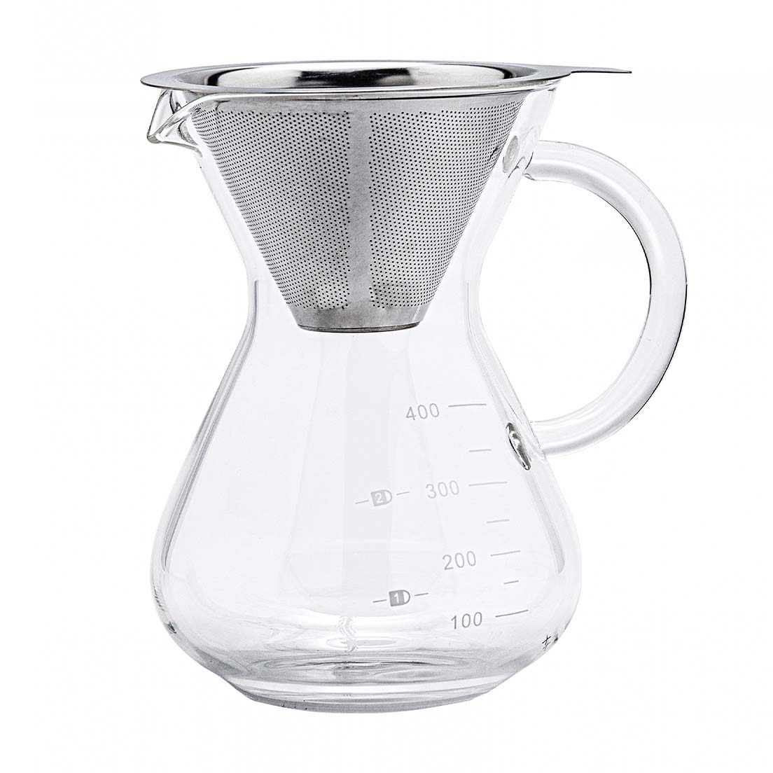 Passador De Café Com Filtro Em Inox 400 Ml Oxford