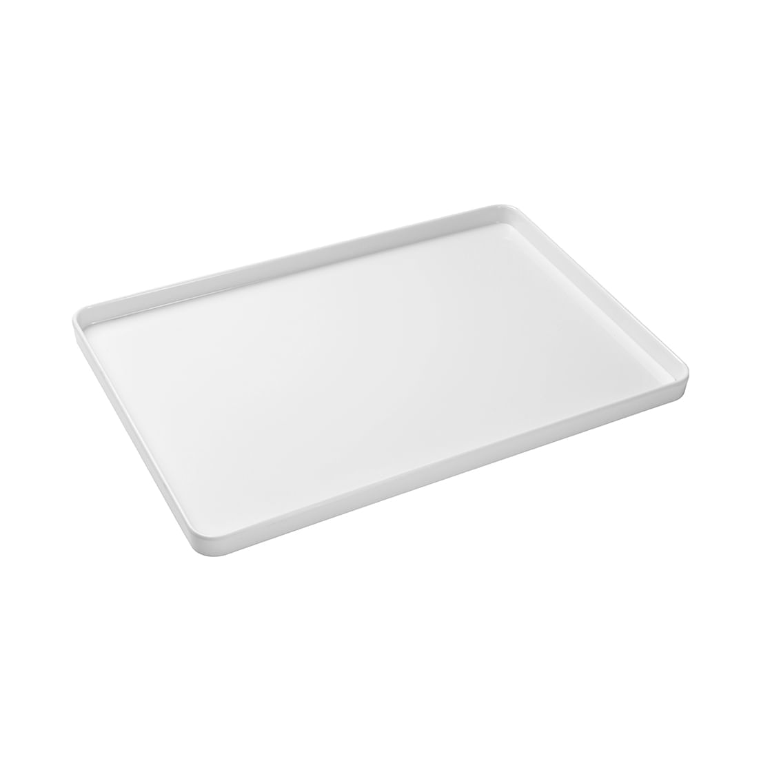 Travessa Retangular Rasa Em Melamina 45,4 X 30,2 X 2,2 Cm Americana Oxford