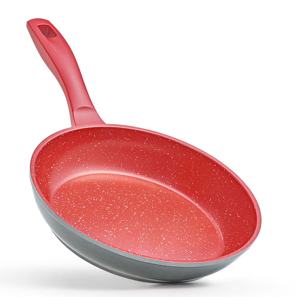 Panela Polishop - Sauté Grand - 24cm - Vermelha Polishop