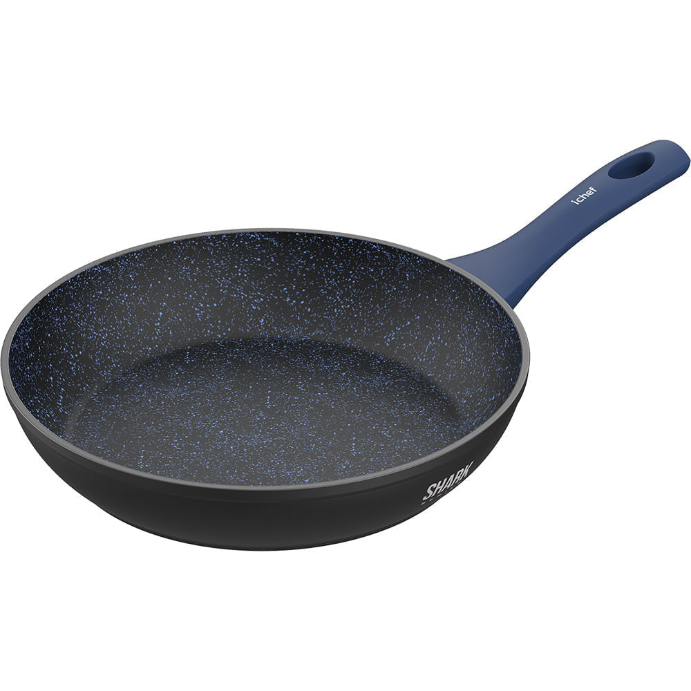 Panela Sauté Grand 24cm Ichef Home Polishop Shark Series - Azul Ichef