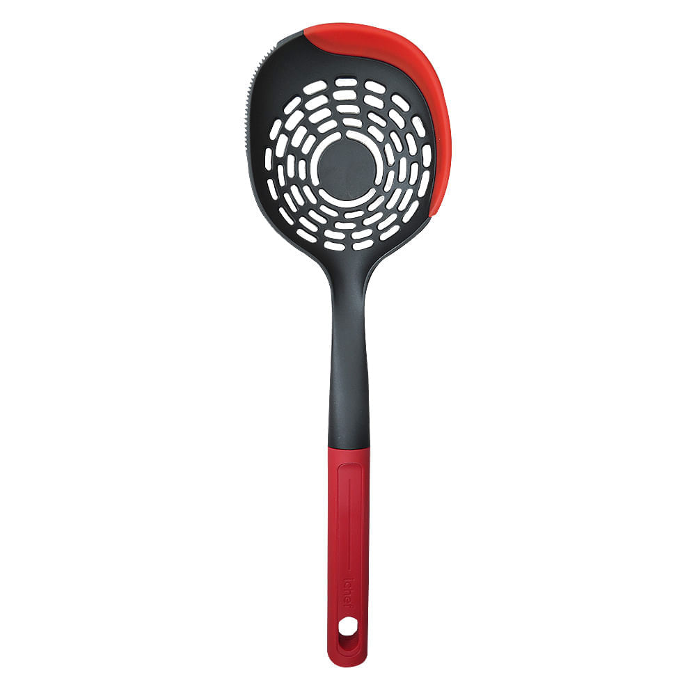 Escumadeira De Silicone Ichef Polishop - Red Ichef
