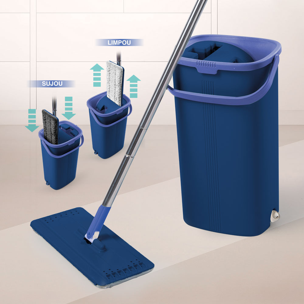 Limpador Multiuso Polishop - Wash E Dry Easy Mop