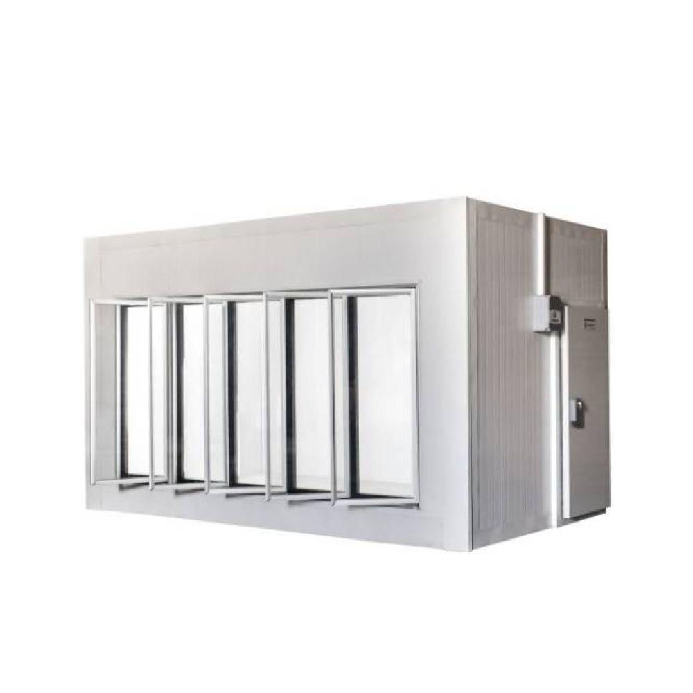 Walk In Cooler Gallant Resfriados 5 Portas Vidro Sem Piso Painel 380V/3F Cwrsp-05 Gallant