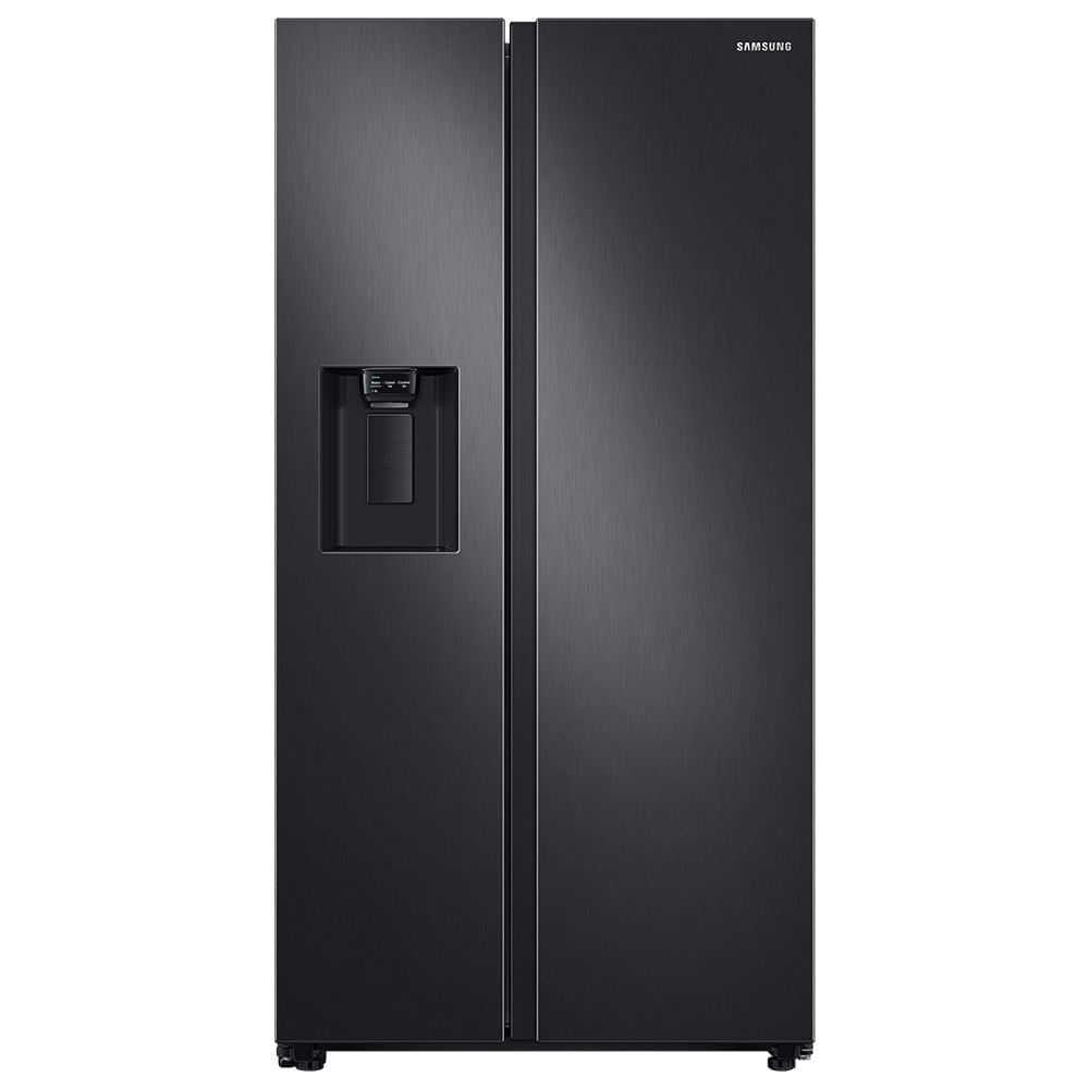 Geladeira Samsung Rs60 Side By Side Com All Around Cooling E Spacemax 602L Black Inox Look