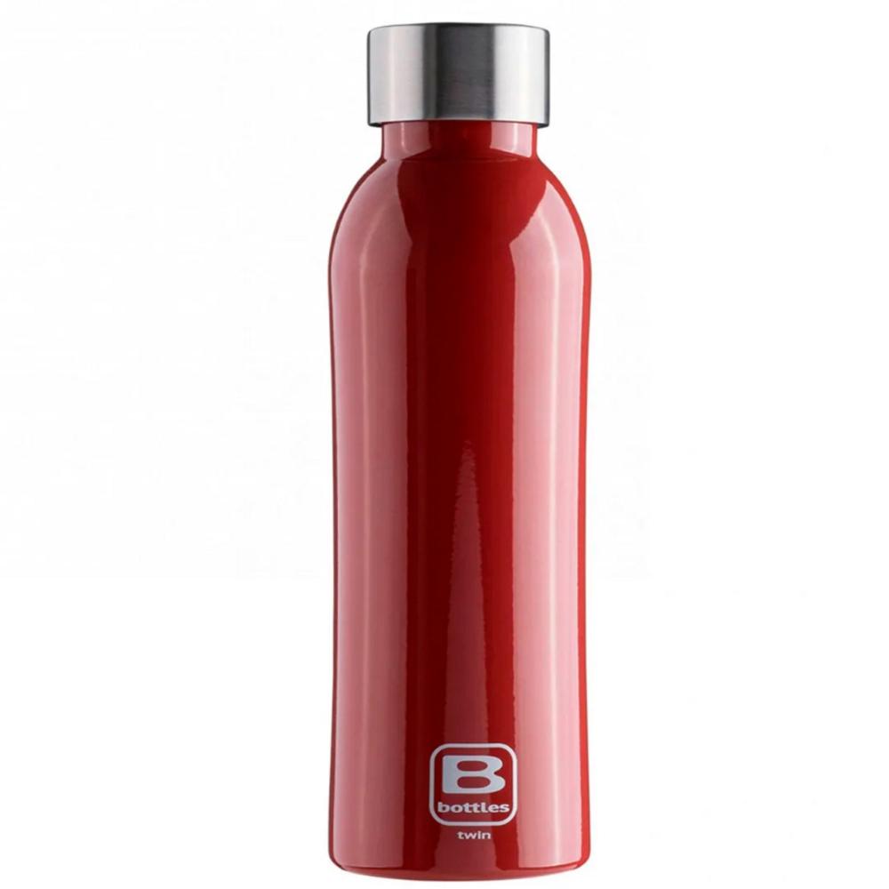 Garrafa Térmica De Parede Dupla Twin 500ml Marsala Bugatti