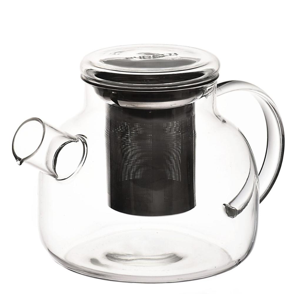 Bule De Vidro Com Infusor Para Chá Cozinha 1000ml Bugatti