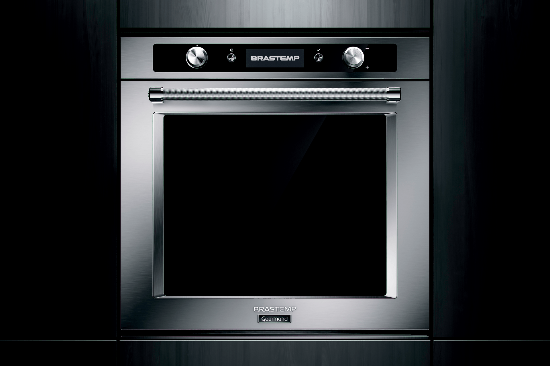 Forno de Embutir Elétrico Brastemp Gourmand 73 Litros Inox com Função Convecção e Meat Control - BOC60BR