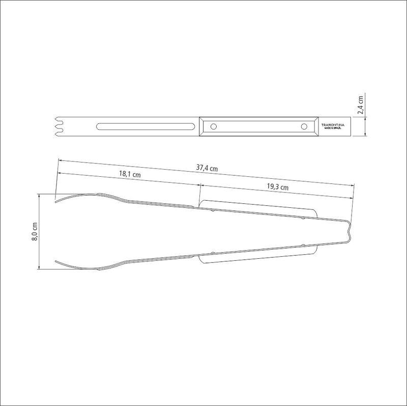 Pegador Para Churrasco 37 Cm Tramontina