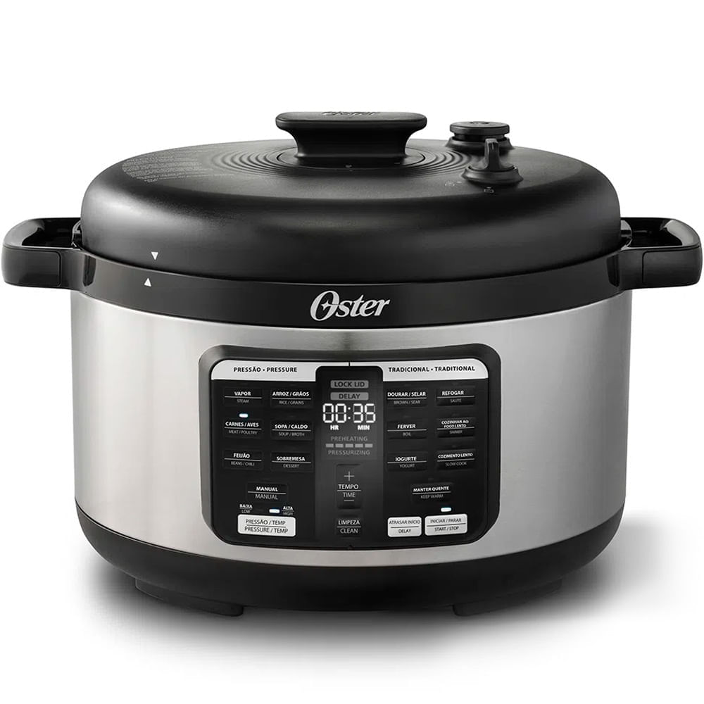 Panela De Pressão Elétrica Multifunções 5,7L Oster Oster