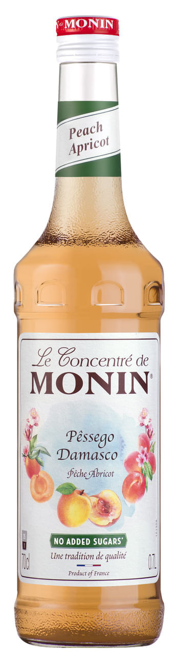 Xarope Monin Concentrado Pêssego Damasco 700ml