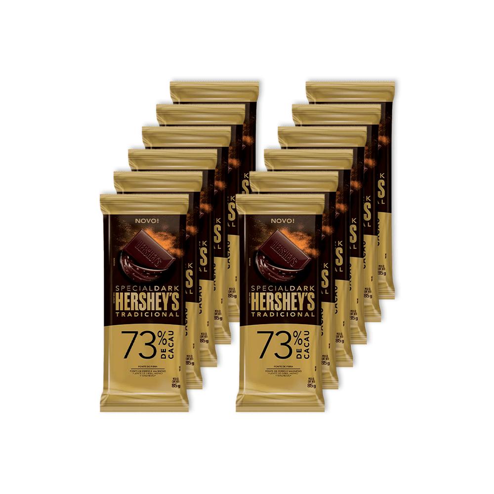 Kit 12 Un. Hershey’S Special Dark 73% Cacau 85G