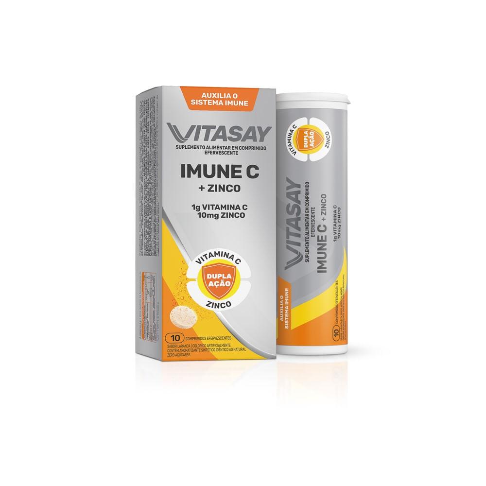 Suplemento Alimentar Vitasay Imune C Laranja 10 Cp Efervescentes