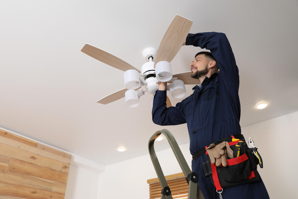 Instalação De Ventilador De Teto De Controle Remoto