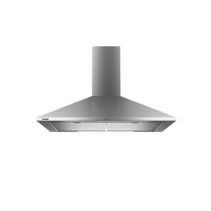 Coifa de Parede Consul 60 cm Inox piramidal 4 bocas com duplo filtro Outlet - CA060BR_OUT 220V