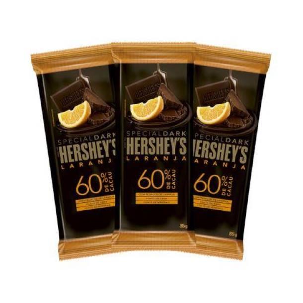 Kit 3 Barras Hershey's Special Dark Laranja 85G