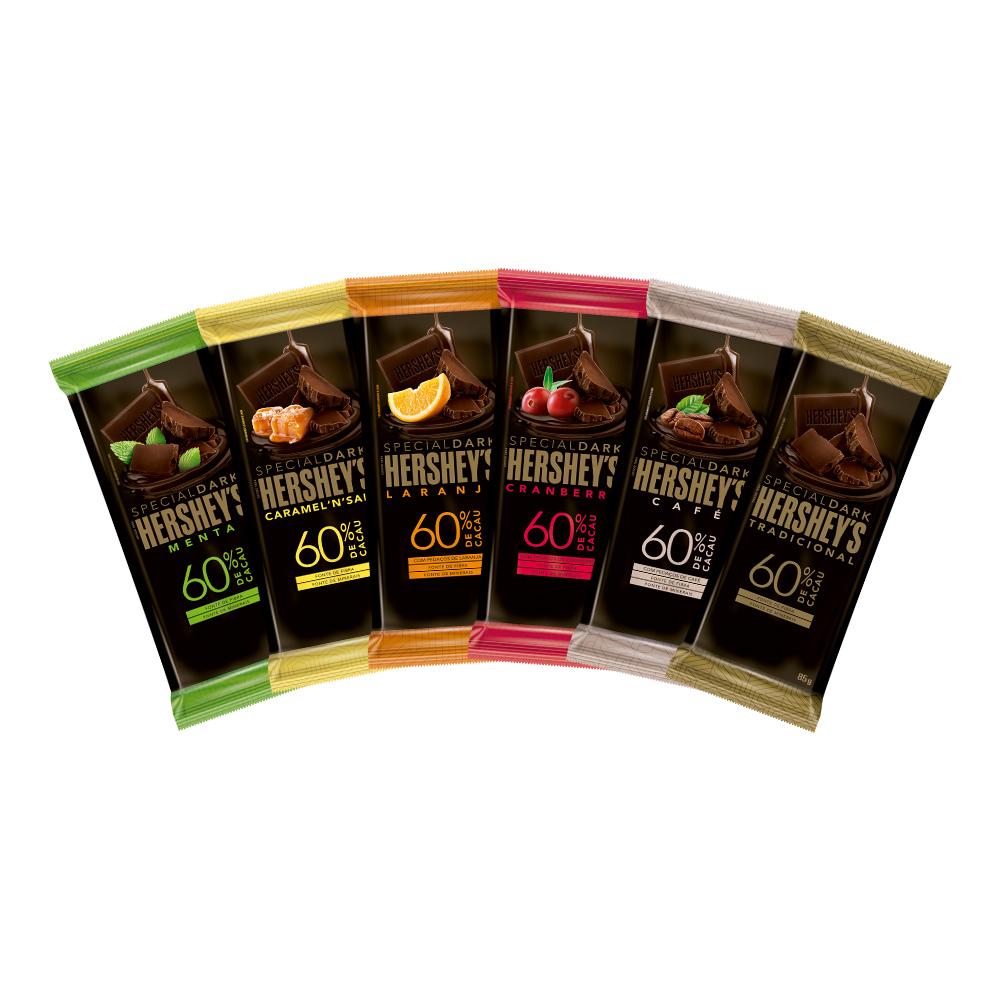 Kit 6 Un. Barras Hershey's Special Dark 510G