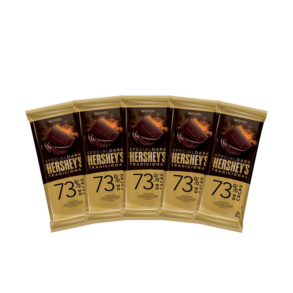 Kit 5 Hershey’S Special Dark 73% Cacau - 85G