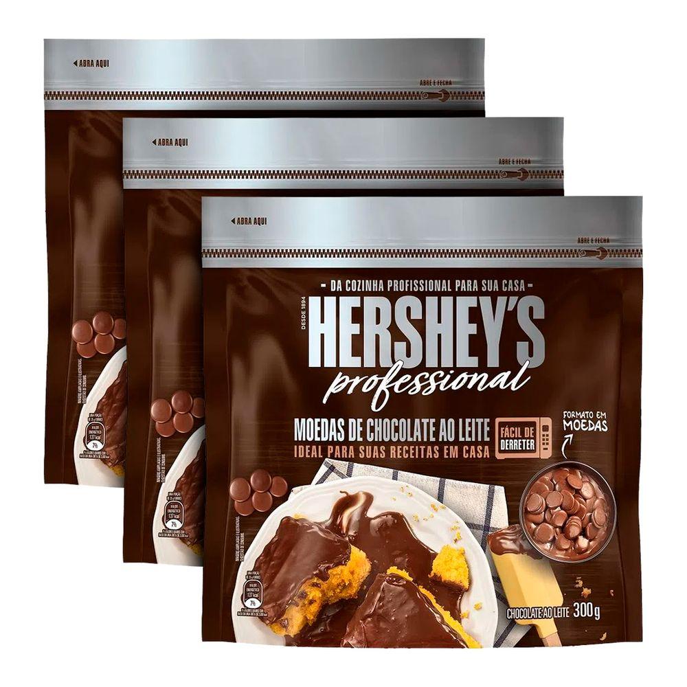 Chocolate Ao Leite Hershey's Professional (Moeda) - 300G