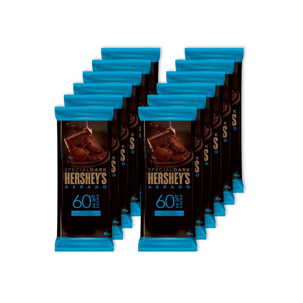 Kit 12 Un. Hershey's Special Dark Aerado 85G