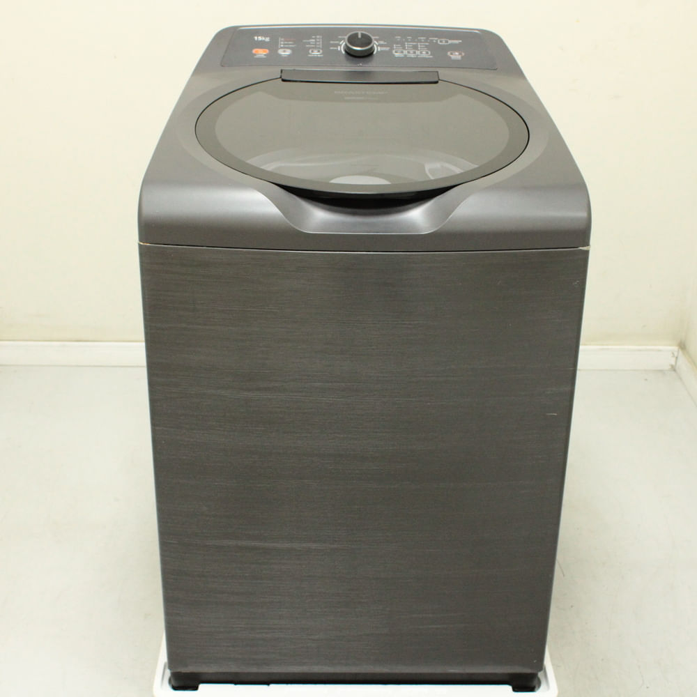 Máquina De Lavar Brastemp 15Kg Double Wash Grafite Metálico - Bwd15a9as2_Wotimo_Ch3013776