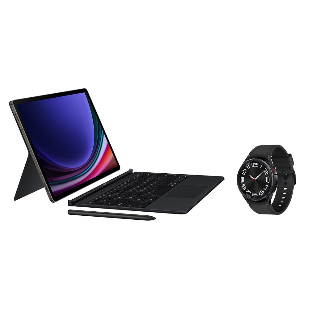 Tablet Samsung Galaxy Tab S9+ 512Gb Grafite + Smartwatch Galaxy Watch6 Classic Lte 43mm Preto Samsung