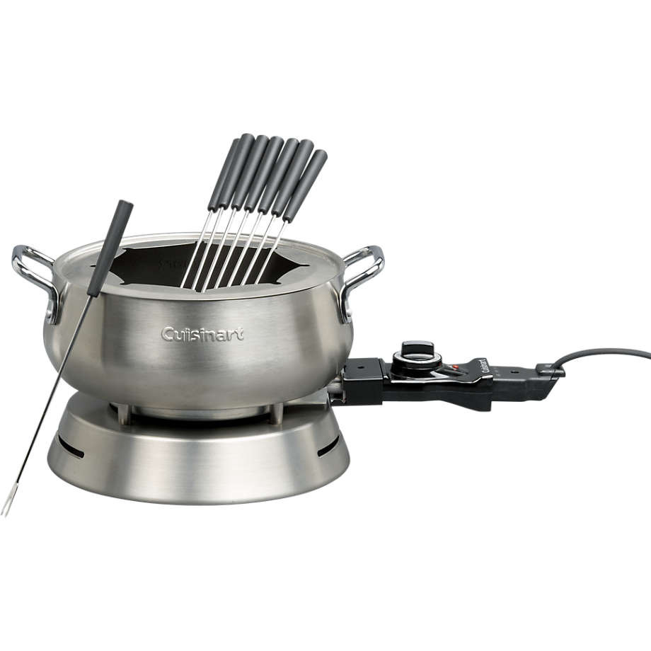 Panela Para Fondue Em Aço Escovado 220V Cuisinart