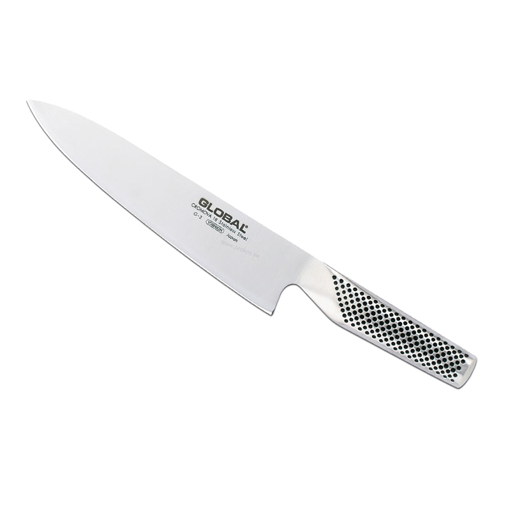 Faca Chef Em Aço Inox 20cm Global